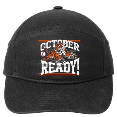 October Ready Tiger Baseball Fan Apparel 7-Panel Snapback Hat