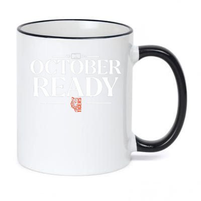 October Ready Tigers Funny For Ready Tiger 11oz Black Color Changing Mug