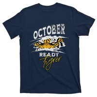 October Ready Tiger Funny Tiger D In October Ready T-Shirt