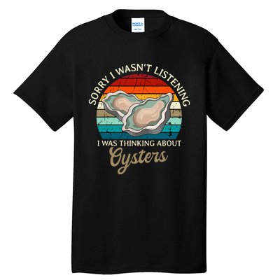 Oyster Retro Vintage Shucker Shelfish Seafood Mollusks Tall T-Shirt