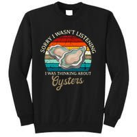 Oyster Retro Vintage Shucker Shelfish Seafood Mollusks Tall Sweatshirt