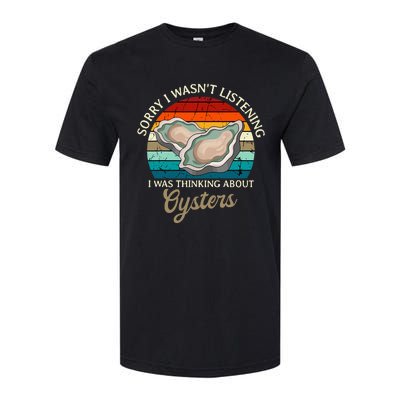 Oyster Retro Vintage Shucker Shelfish Seafood Mollusks Softstyle CVC T-Shirt