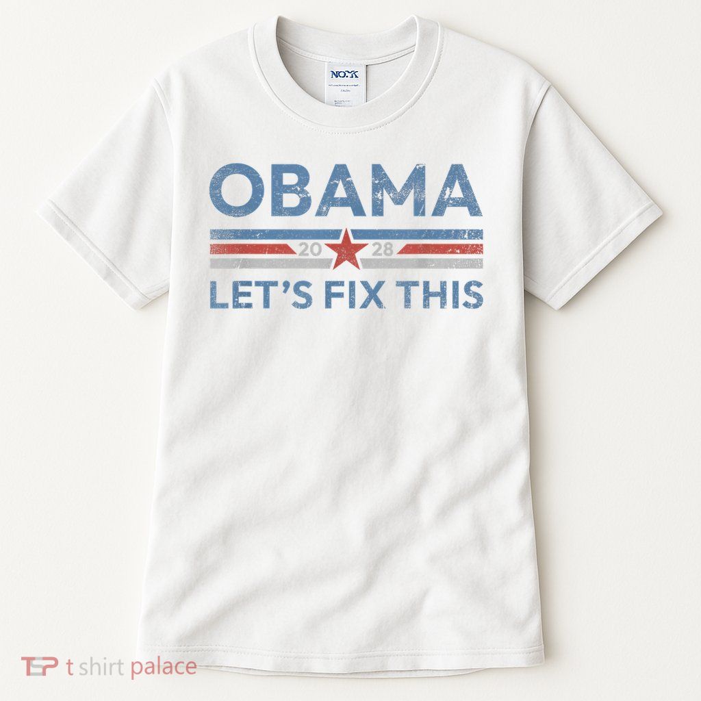 Obama Retro Vintage Patriotic 2028 Political Protest Rally Tall T-Shirt
