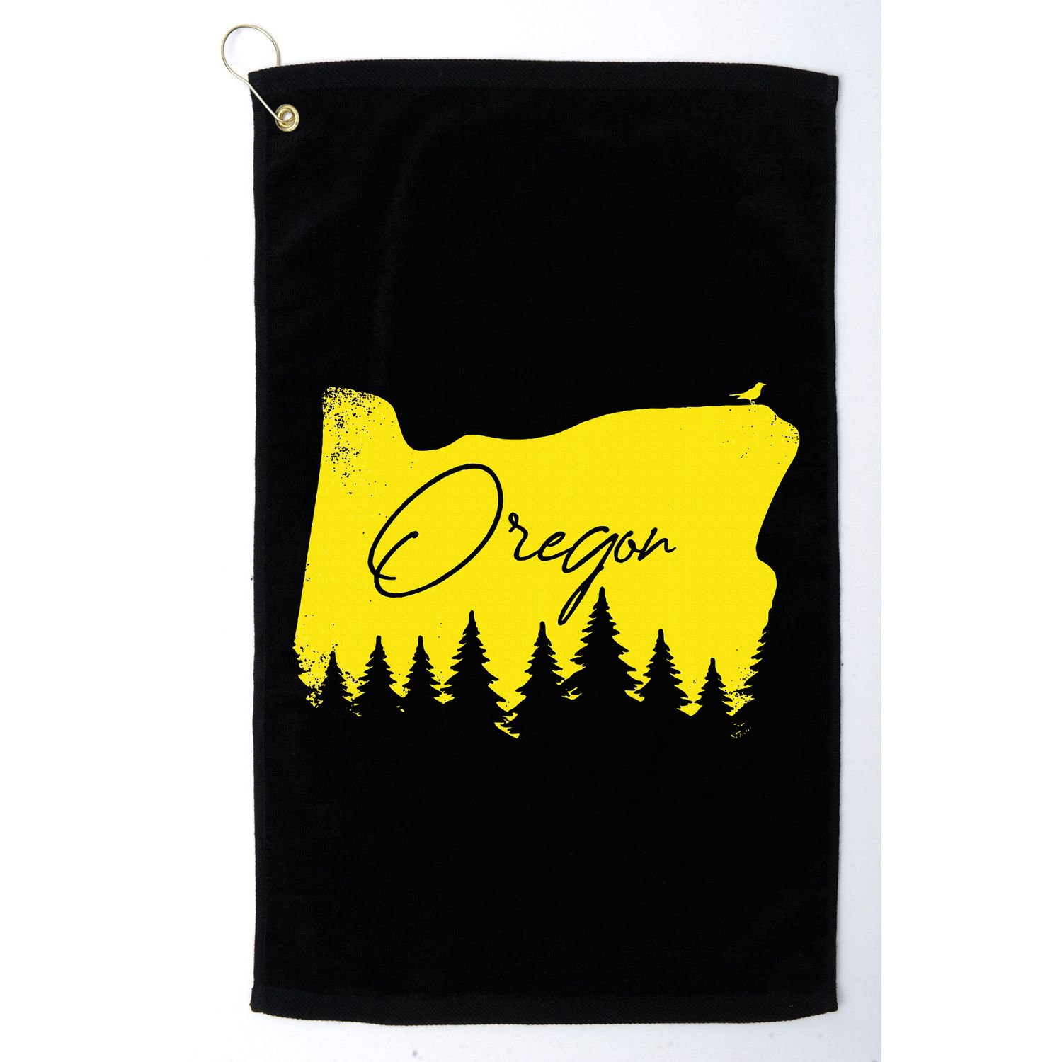 Oregon Retro Vintage Golf Towel
