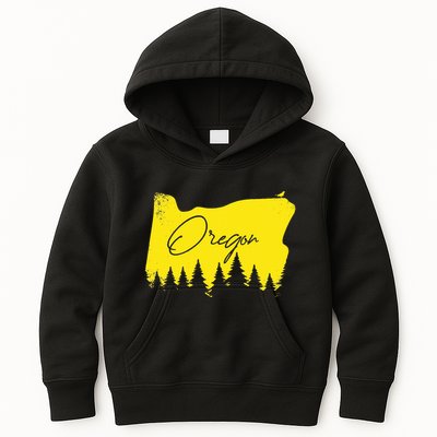 Oregon Retro Vintage Kids Hoodie
