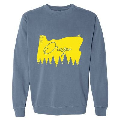 Oregon Retro Vintage Garment-Dyed Sweatshirt