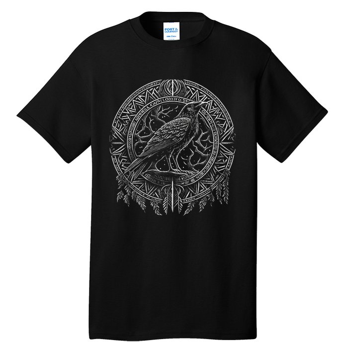 Odins Raven Viking Midgard Thor Walhalla Tall T-Shirt