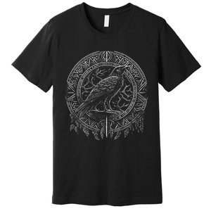 Odins Raven Viking Midgard Thor Walhalla Premium T-Shirt