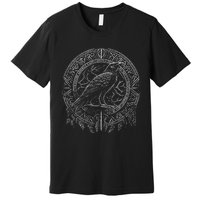 Odins Raven Viking Midgard Thor Walhalla Premium T-Shirt