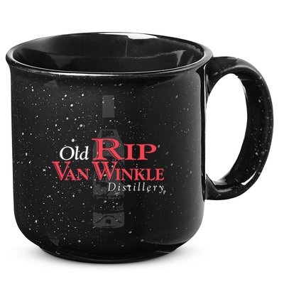 Old Rip Van Winkle Distillery Pappy Bourbon Whiskey Trail 15oz Campfire Ceramic Mug