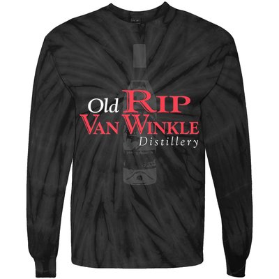 Old Rip Van Winkle Distillery Pappy Bourbon Whiskey Trail Tie-Dye Long Sleeve Shirt