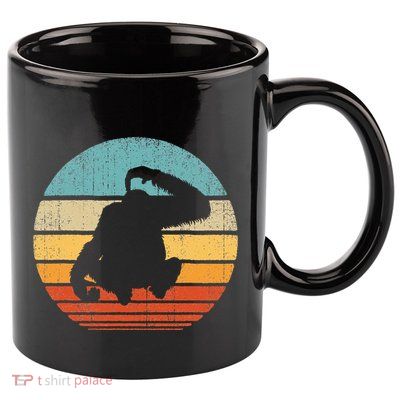 Orangutan Retro Vintage 60s 70s Sunset Mammal Animal 11oz C Handle Ceramic Mug