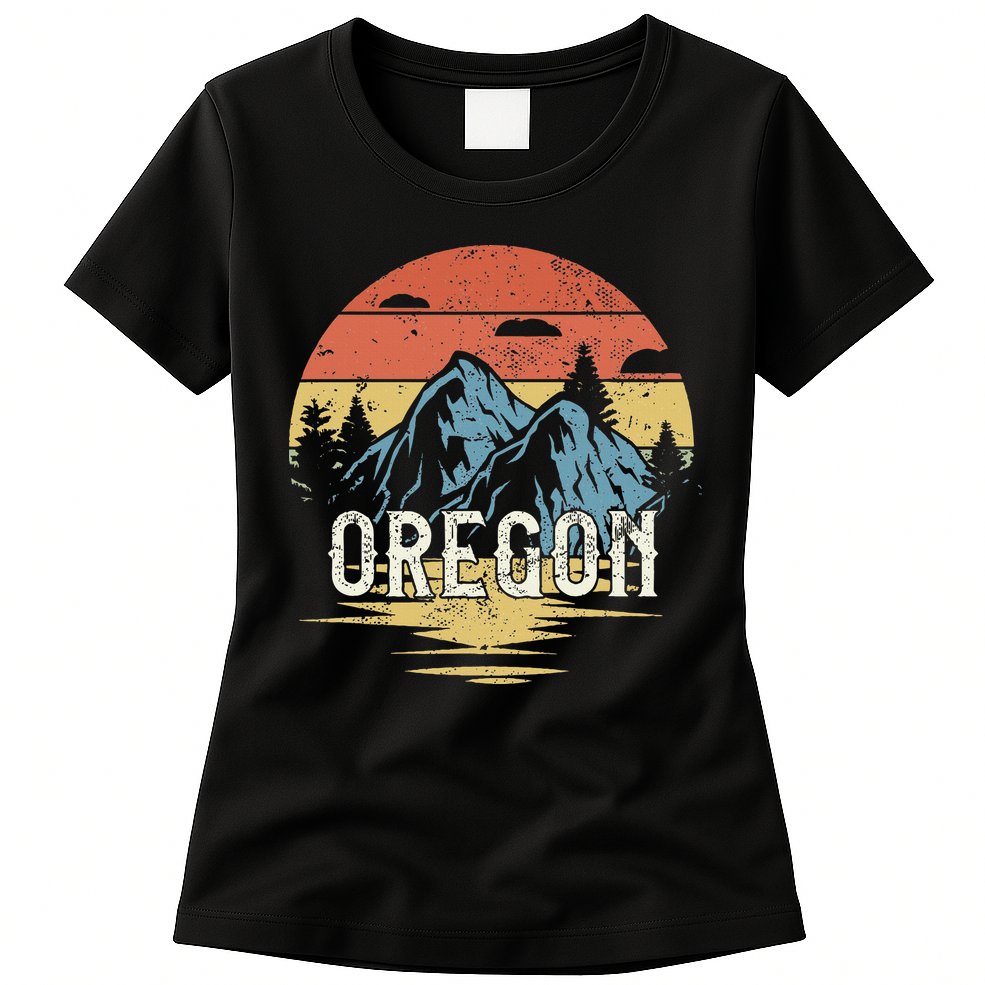 Oregon Retro Vintage Womens T-Shirt