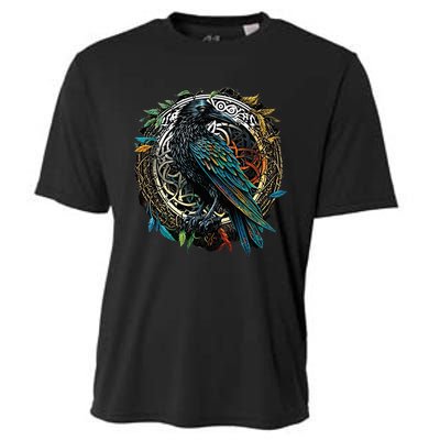 Odins Raven Viking Midgard Thor Walhalla Cooling Performance Crew T-Shirt