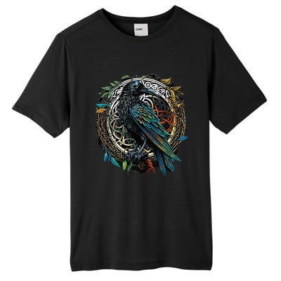 Odins Raven Viking Midgard Thor Walhalla Tall Fusion ChromaSoft Performance T-Shirt