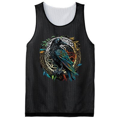 Odins Raven Viking Midgard Thor Walhalla Mesh Reversible Basketball Jersey Tank