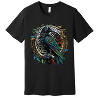 Odins Raven Viking Midgard Thor Walhalla Premium T-Shirt