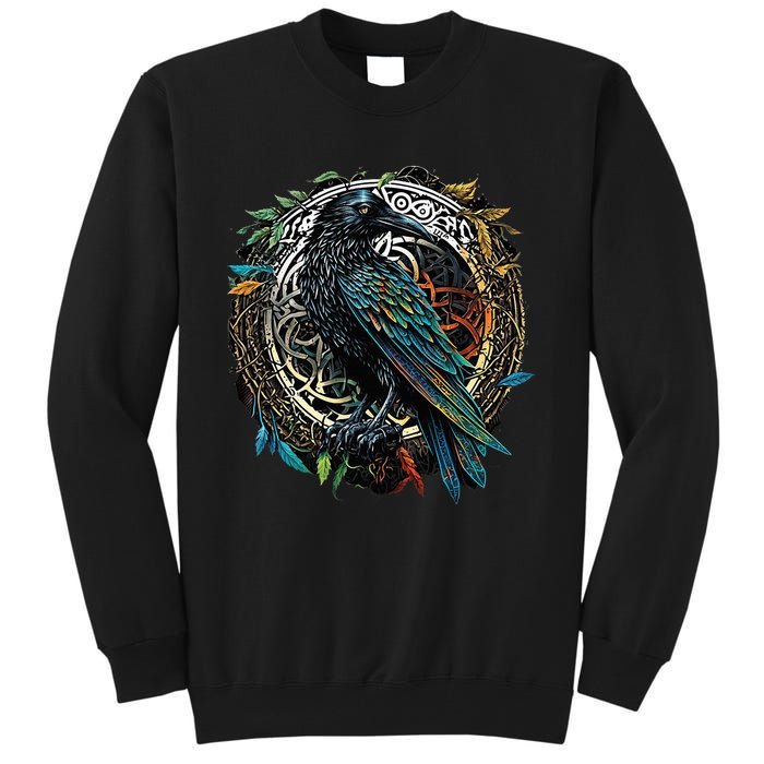 Odins Raven Viking Midgard Thor Walhalla Tall Sweatshirt