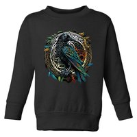 Odins Raven Viking Midgard Thor Walhalla Toddler Sweatshirt