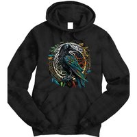 Odins Raven Viking Midgard Thor Walhalla Tie Dye Hoodie