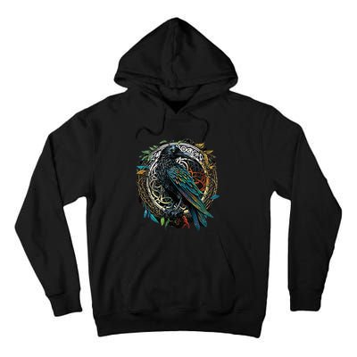 Odins Raven Viking Midgard Thor Walhalla Tall Hoodie