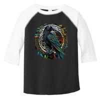 Odins Raven Viking Midgard Thor Walhalla Toddler Fine Jersey T-Shirt