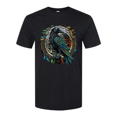 Odins Raven Viking Midgard Thor Walhalla Softstyle CVC T-Shirt