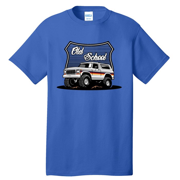 Off Road Vintage Hotrod Off Roader Old School Hot Rod Funny Gift Tall T-Shirt