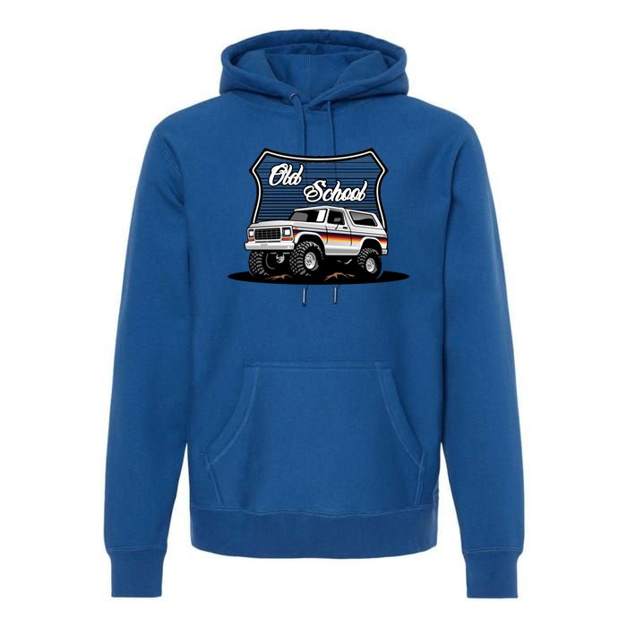 Off Road Vintage Hotrod Off Roader Old School Hot Rod Funny Gift Premium Hoodie