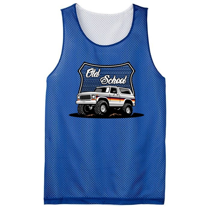 Off Road Vintage Hotrod Off Roader Old School Hot Rod Funny Gift Mesh Reversible Basketball Jersey Tank