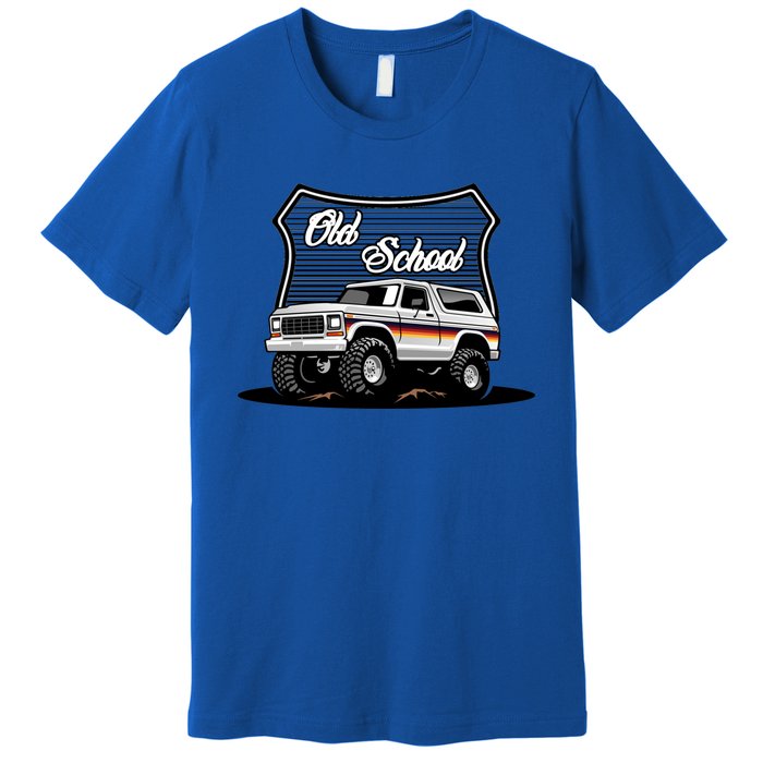 Off Road Vintage Hotrod Off Roader Old School Hot Rod Funny Gift Premium T-Shirt