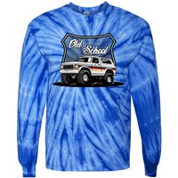 Off Road Vintage Hotrod Off Roader Old School Hot Rod Funny Gift Tie-Dye Long Sleeve Shirt