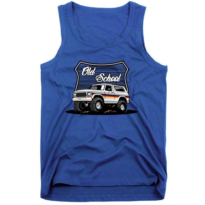 Off Road Vintage Hotrod Off Roader Old School Hot Rod Funny Gift Tank Top