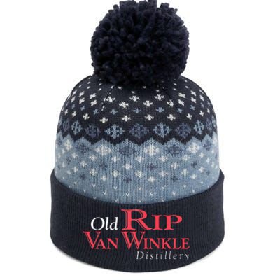 Old Rip Van Winkle Distillery Pappy Bourbon Whiskey Trail The Baniff Cuffed Pom Beanie