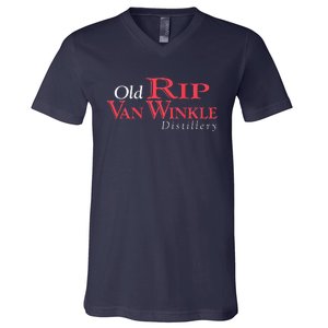 Old Rip Van Winkle Distillery Pappy Bourbon Whiskey Trail V-Neck T-Shirt