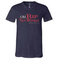 Old Rip Van Winkle Distillery Pappy Bourbon Whiskey Trail V-Neck T-Shirt