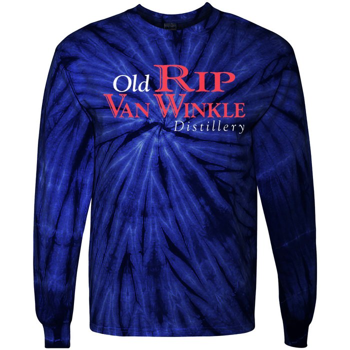 Old Rip Van Winkle Distillery Pappy Bourbon Whiskey Trail Tie-Dye Long Sleeve Shirt