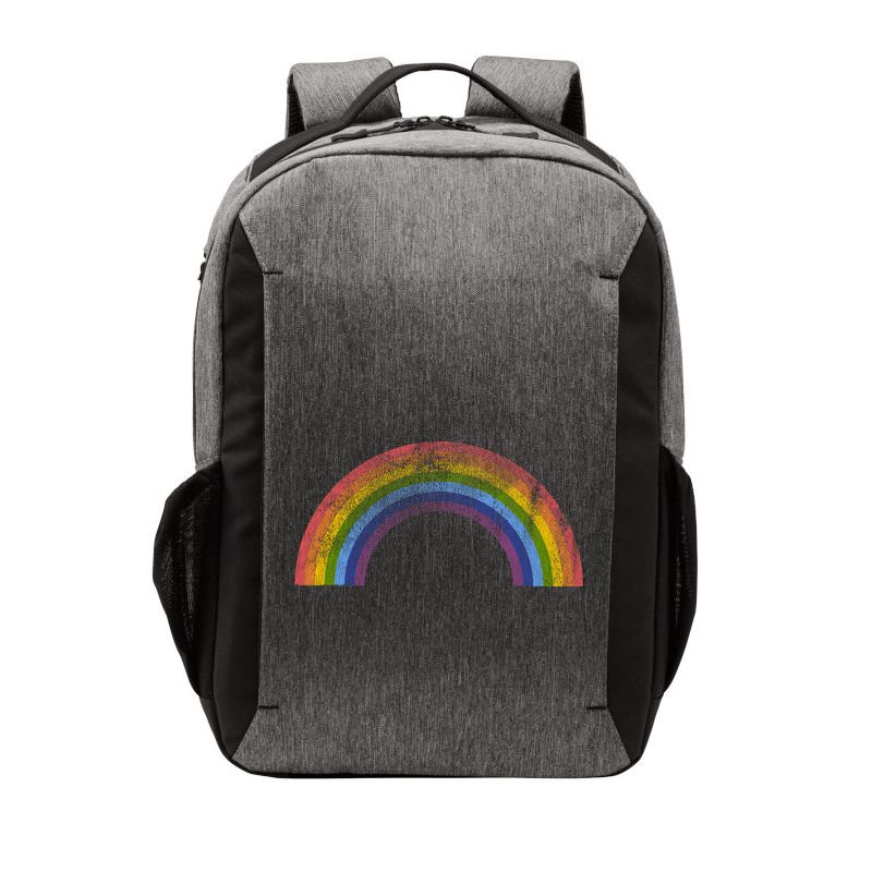 Original Rainbow Vintage Retro 80's Style Gay Pride Vector Backpack