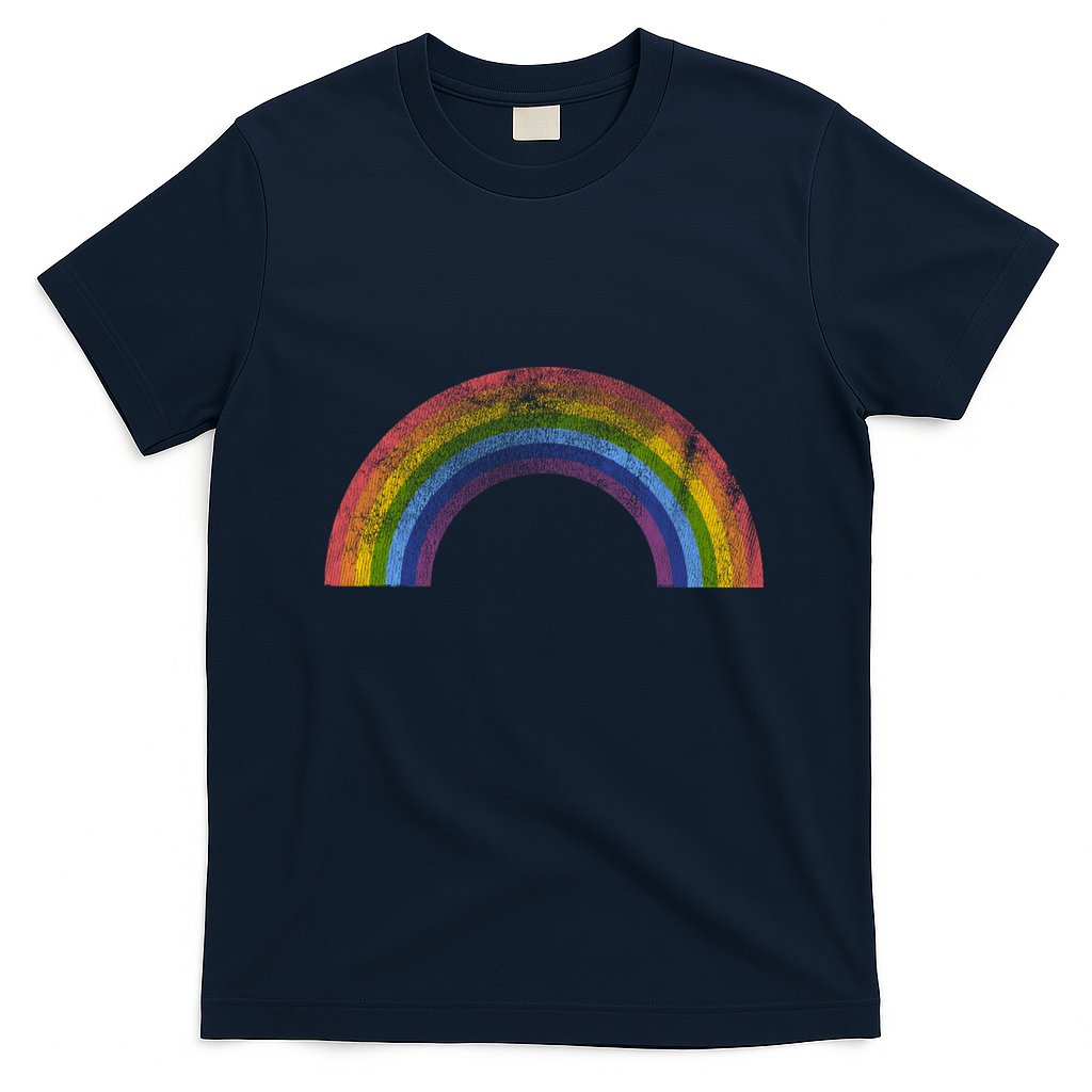 Original Rainbow Vintage Retro 80's Style Gay Pride T-Shirt