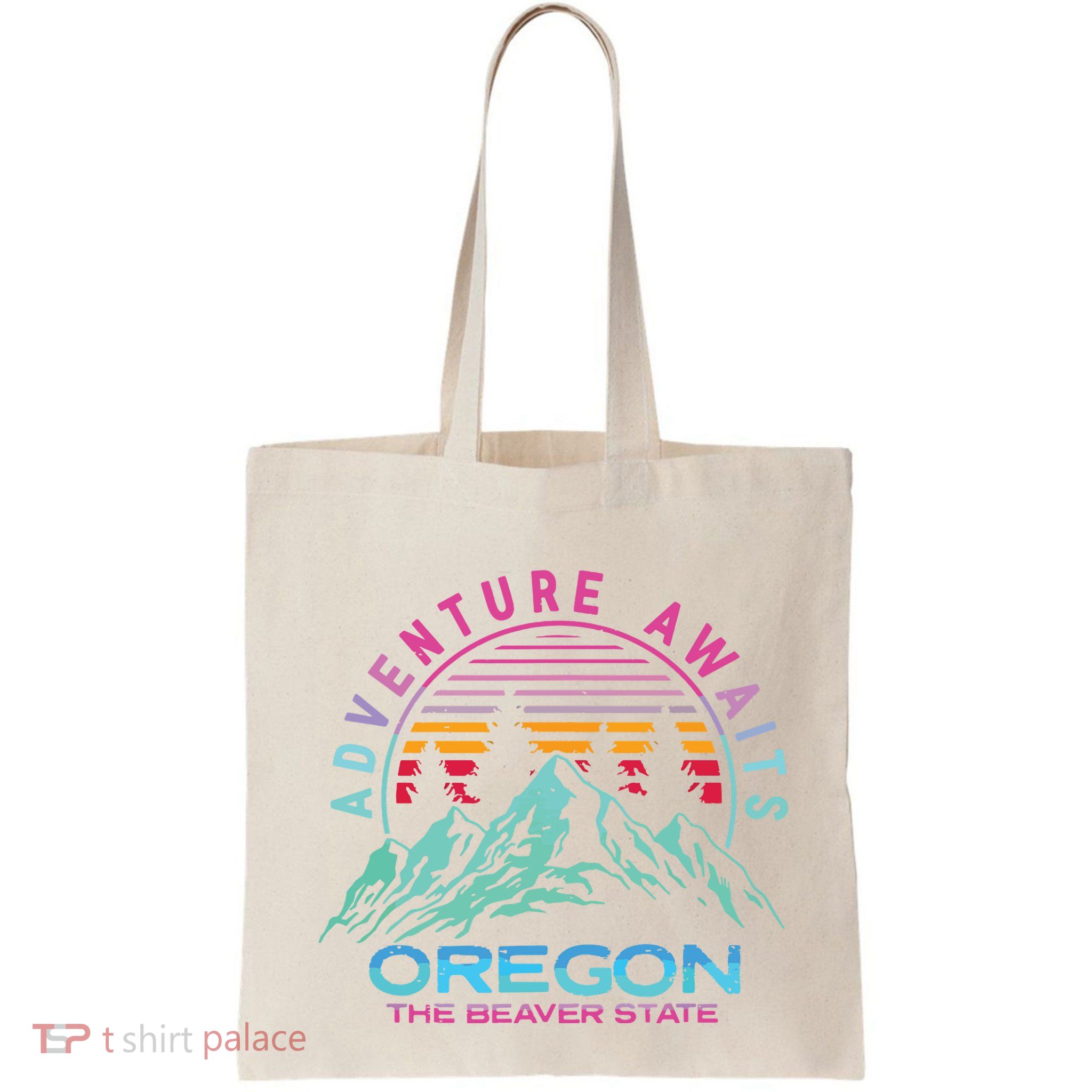 Oregon Retro Vintage Mountain Outdoors State Graphic Design Bag