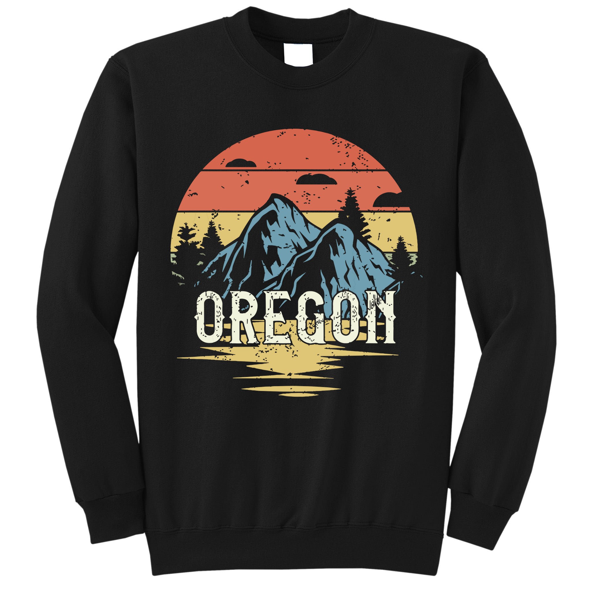 Oregon Retro Vintage Tall Sweatshirt