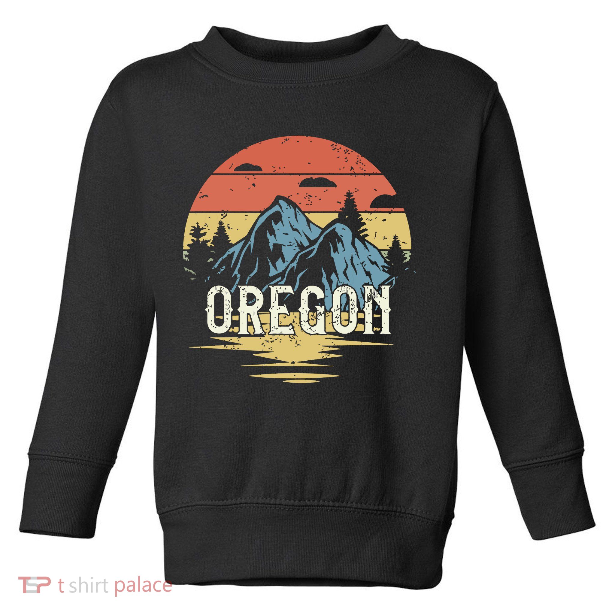 Oregon Retro Vintage Toddler Sweatshirt