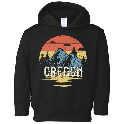 Oregon Retro Vintage Toddler Hoodie