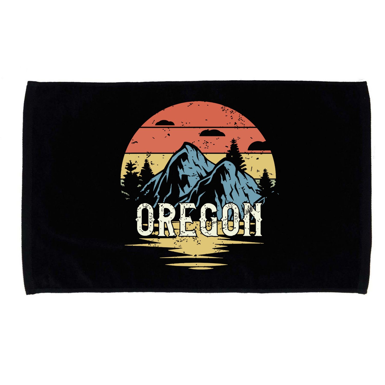 Oregon Retro Vintage Microfiber Hand Towel