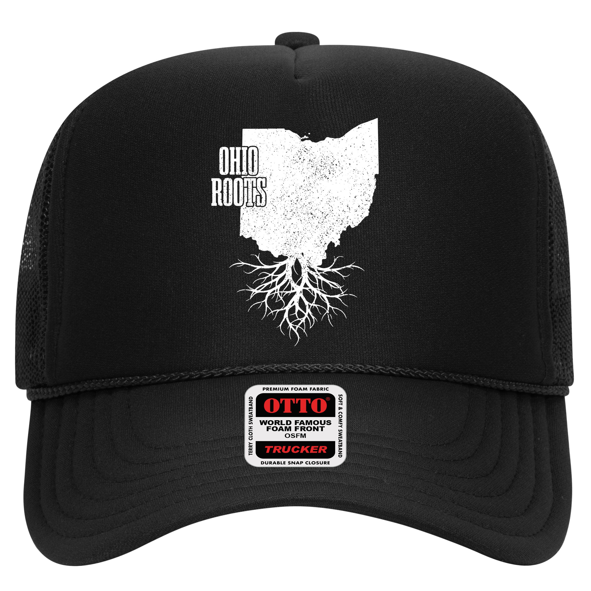 Ohio Roots Vintage Usa Patriotic Pride State Map Hat