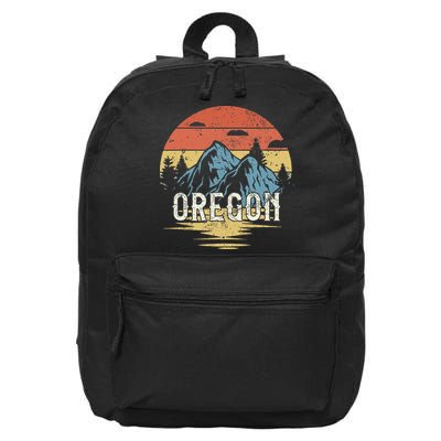 Oregon Retro Vintage 16 in Basic Backpack