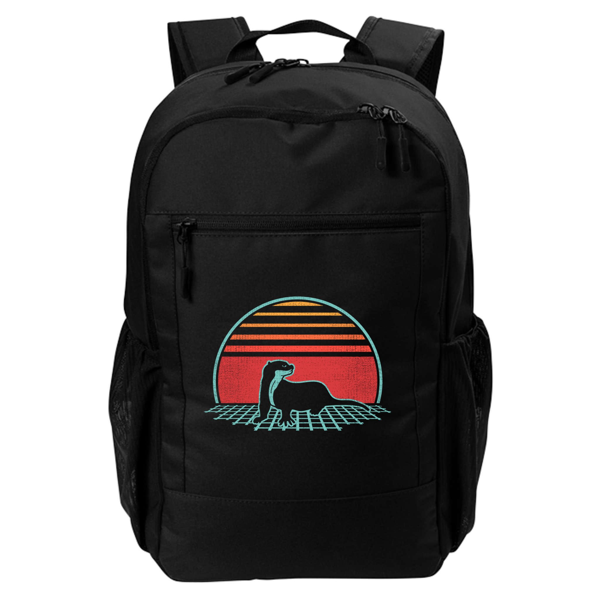Otter Retro Vintage 80s Style Animal Lover Gift Backpack