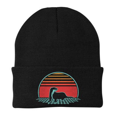 Otter Retro Vintage 80s Style Animal Lover Gift Beanie