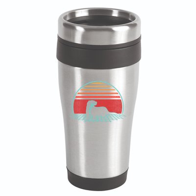 Otter Retro Vintage 80s Style Animal Lover Gift 16oz Travel Tumbler