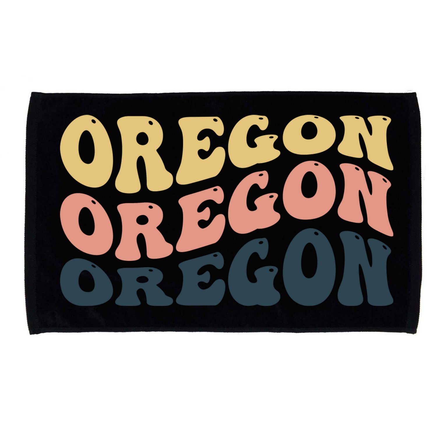 Oregon Retro Waves Microfiber Hand Towel